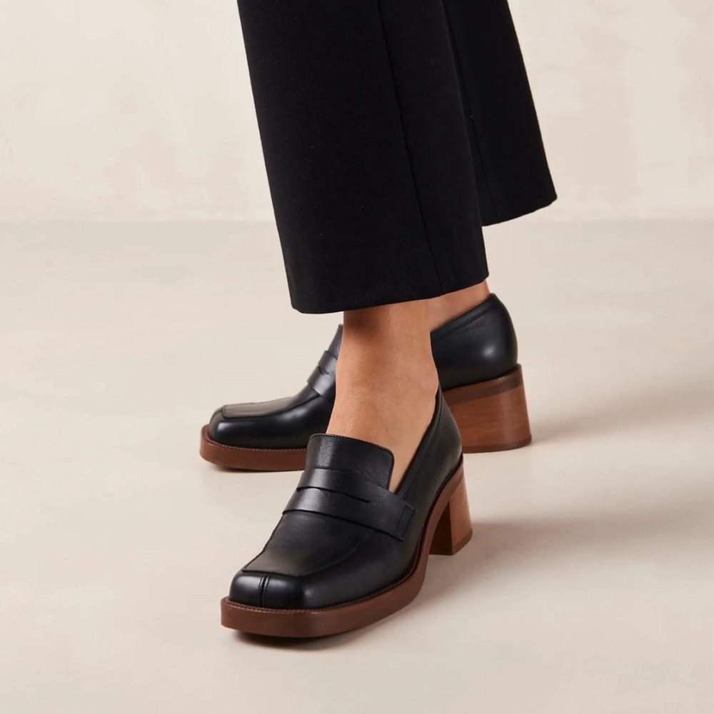 ALOHAS Roxanne Black Loafers - Size 6.5US/37 EU